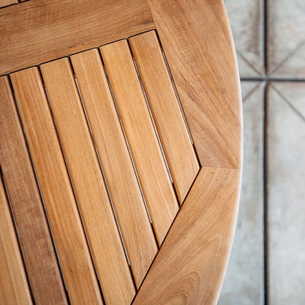 Luna Grade A Teak 59" Lazy Susan Table