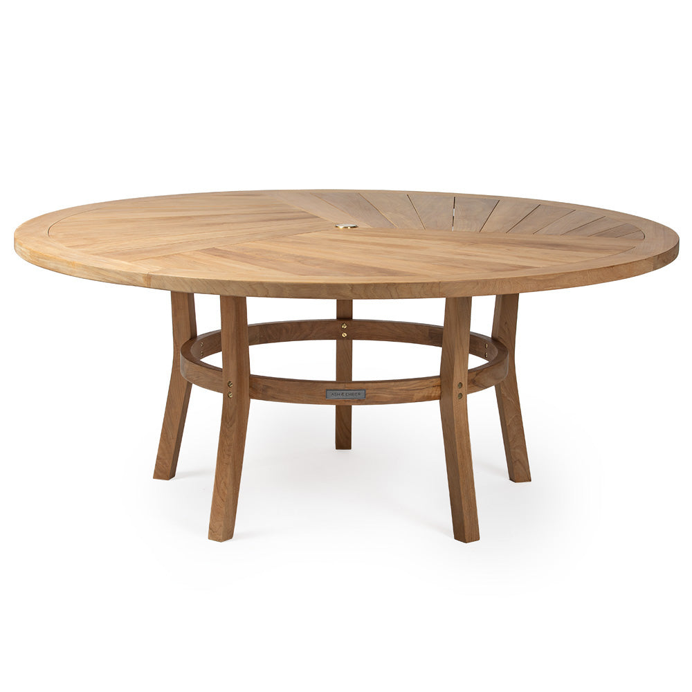 Savannah Grade A Teak Round Dining Table | 71" - view 11