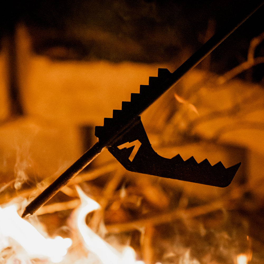 Sasquatch Fire Pit Log Poker