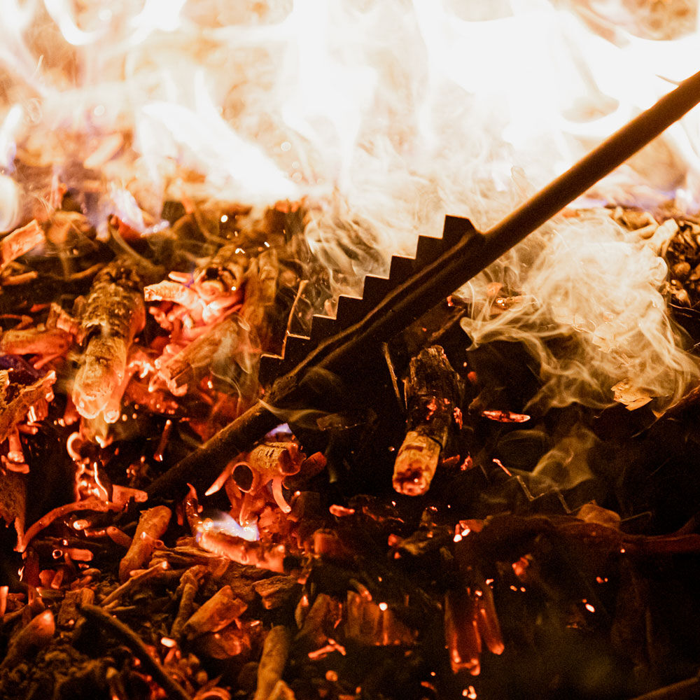 Sasquatch Fire Pit Log Poker