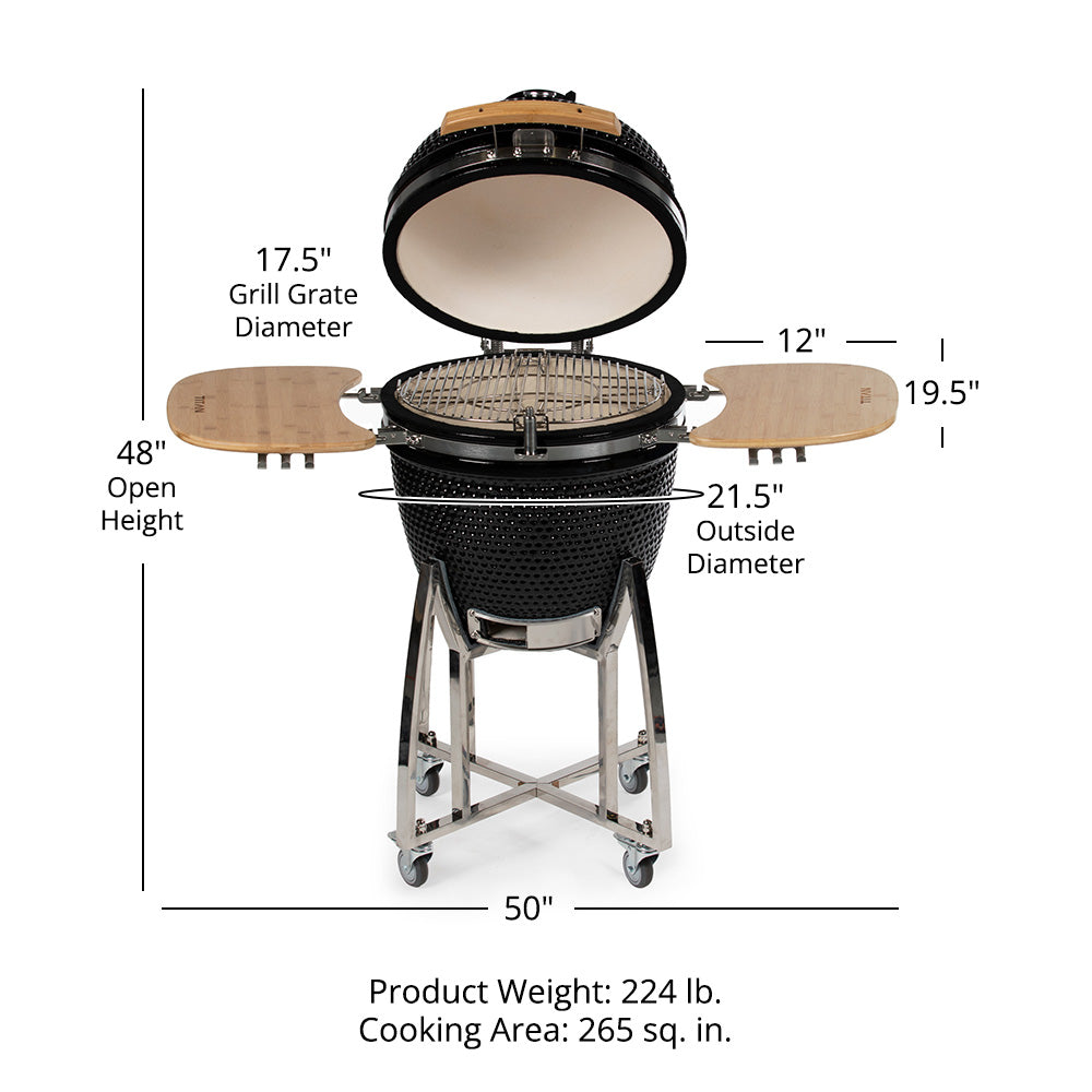 18" Kamado Grill Kit - view 8