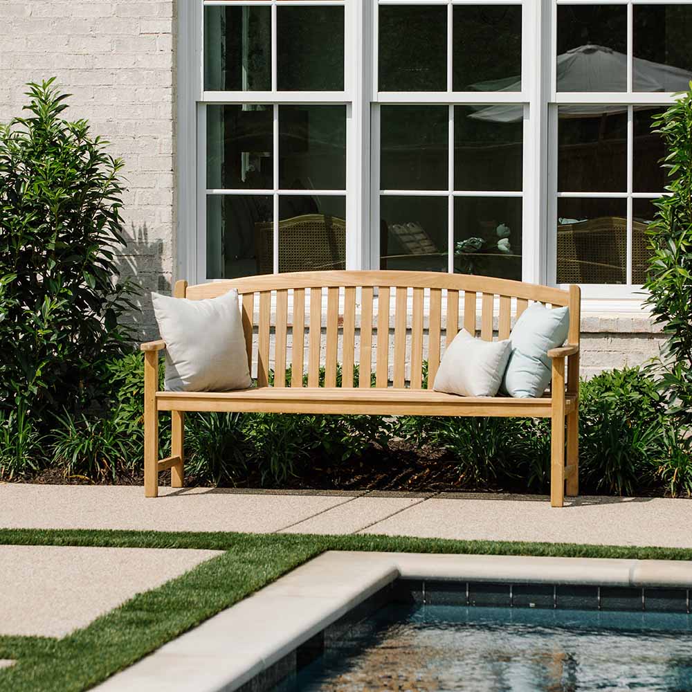 Solstice Grade A Teak Benches | 5'