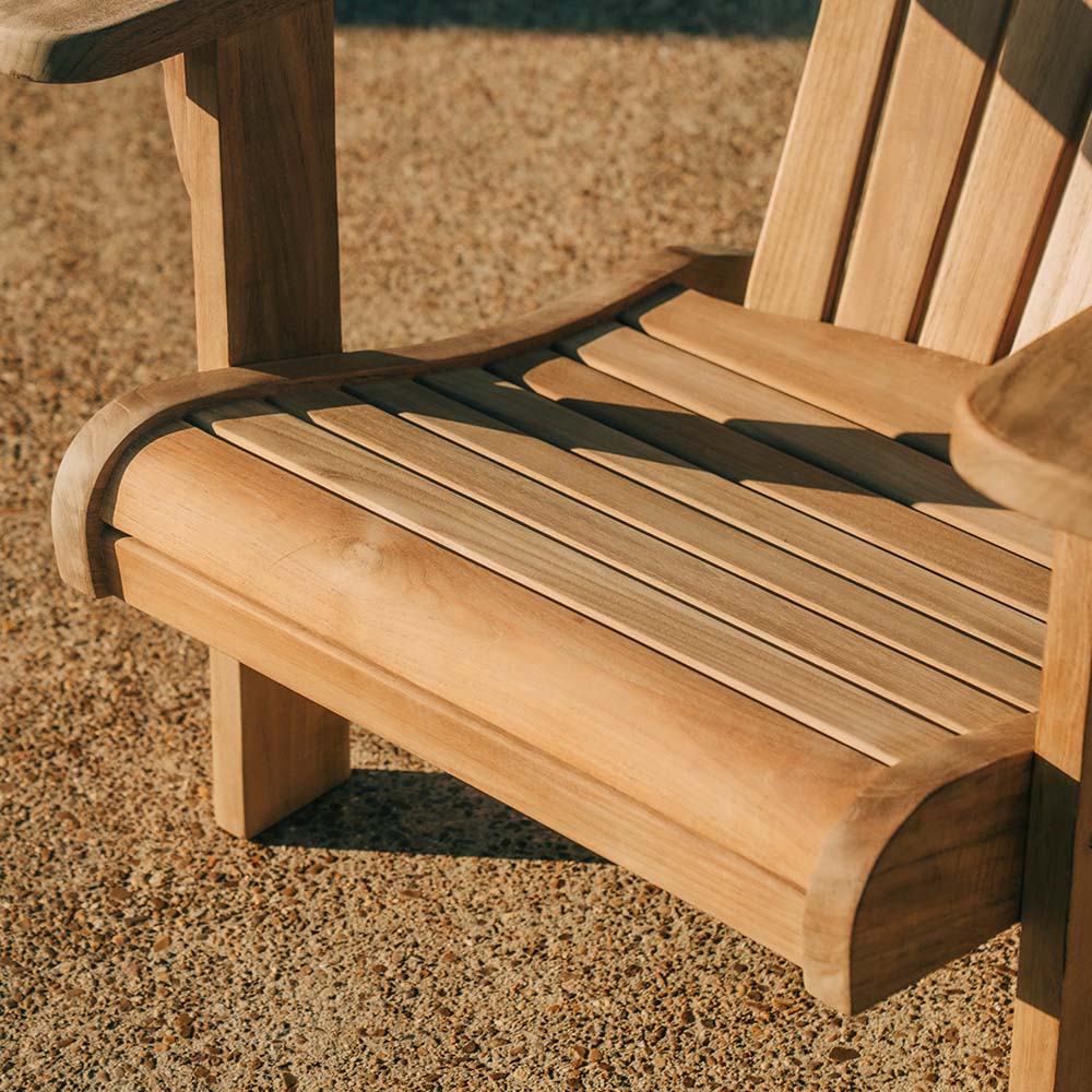 Savannah Grade A Teak Adirondack Chair | Chair Only