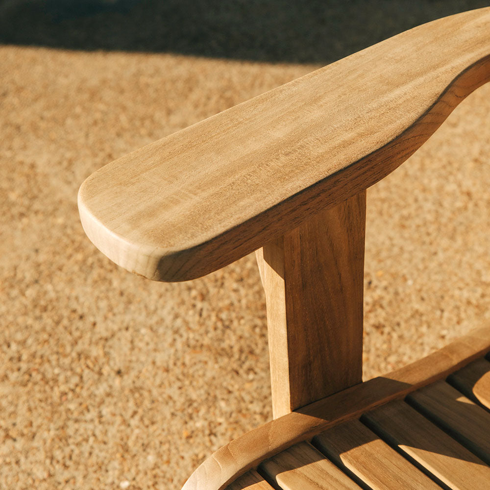 Savannah Grade A Teak Adirondack Chair | Chair Only - view 7