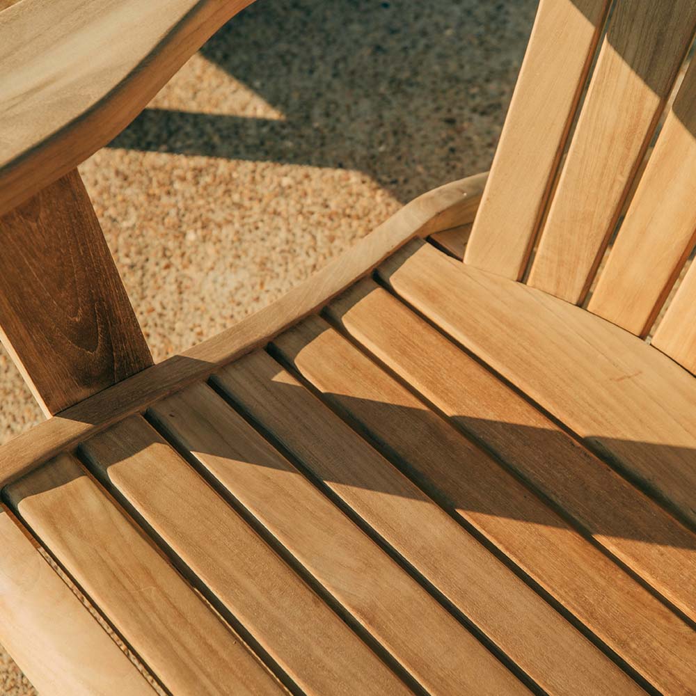 Savannah Grade A Teak Adirondack Chair | Chair Only