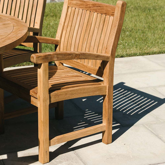Savannah Grade A Teak Armchair view 2