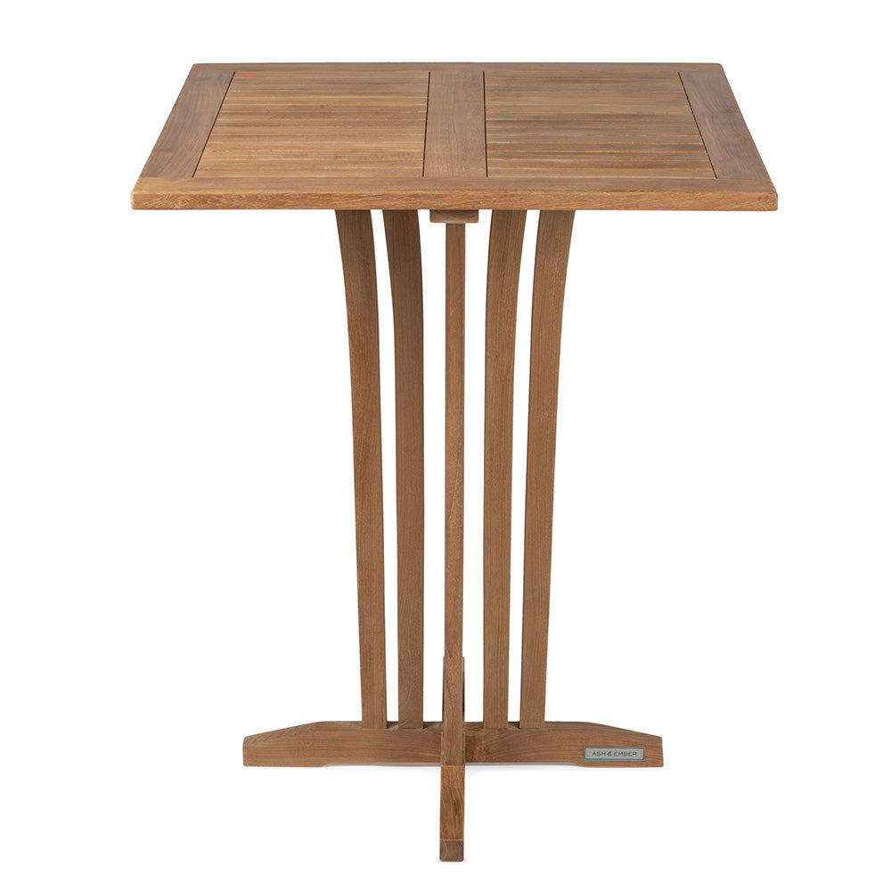 Acadia Grade A Teak 35" Square Bar Table - view 1