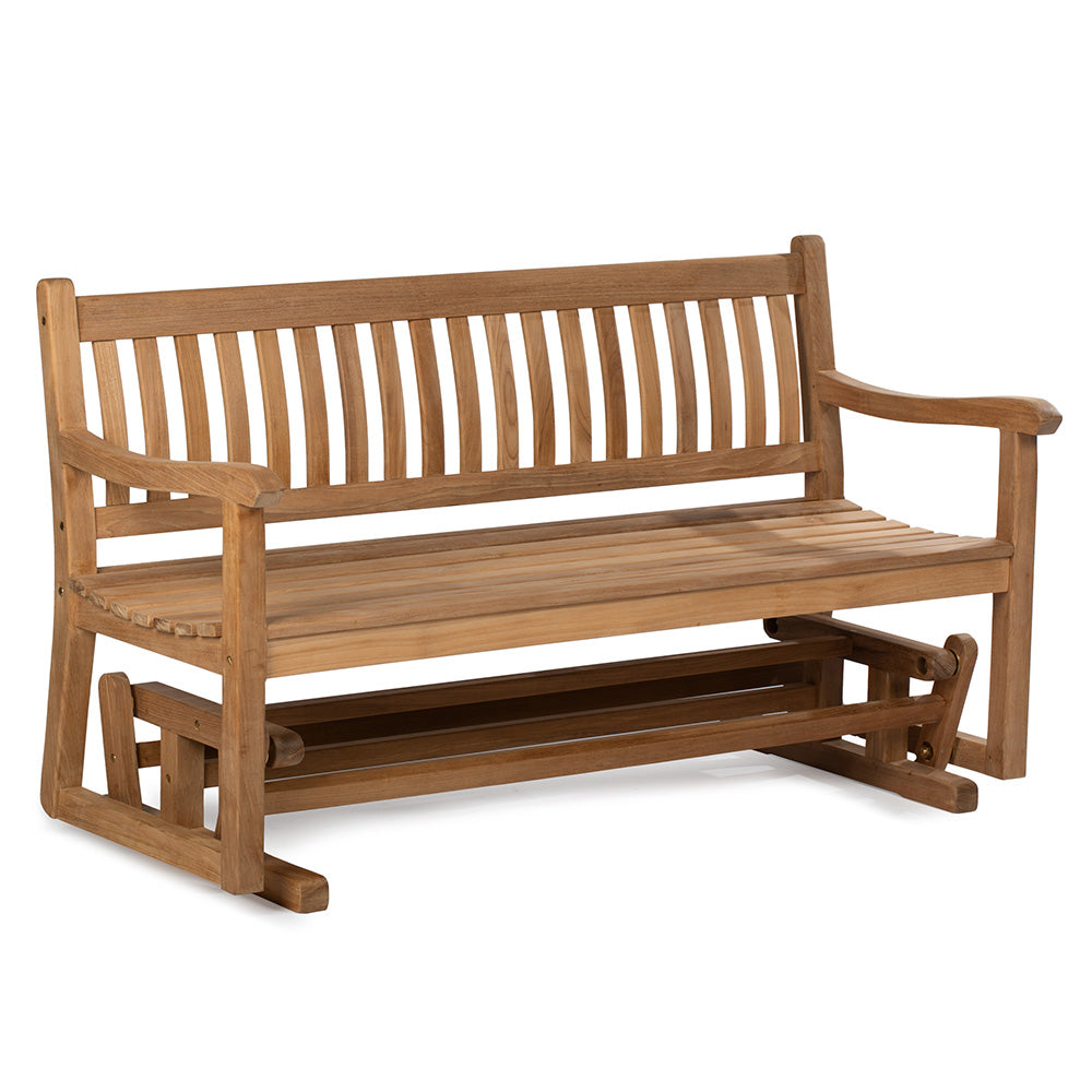 Cascade Grade A Teak Glider Bench - view 1