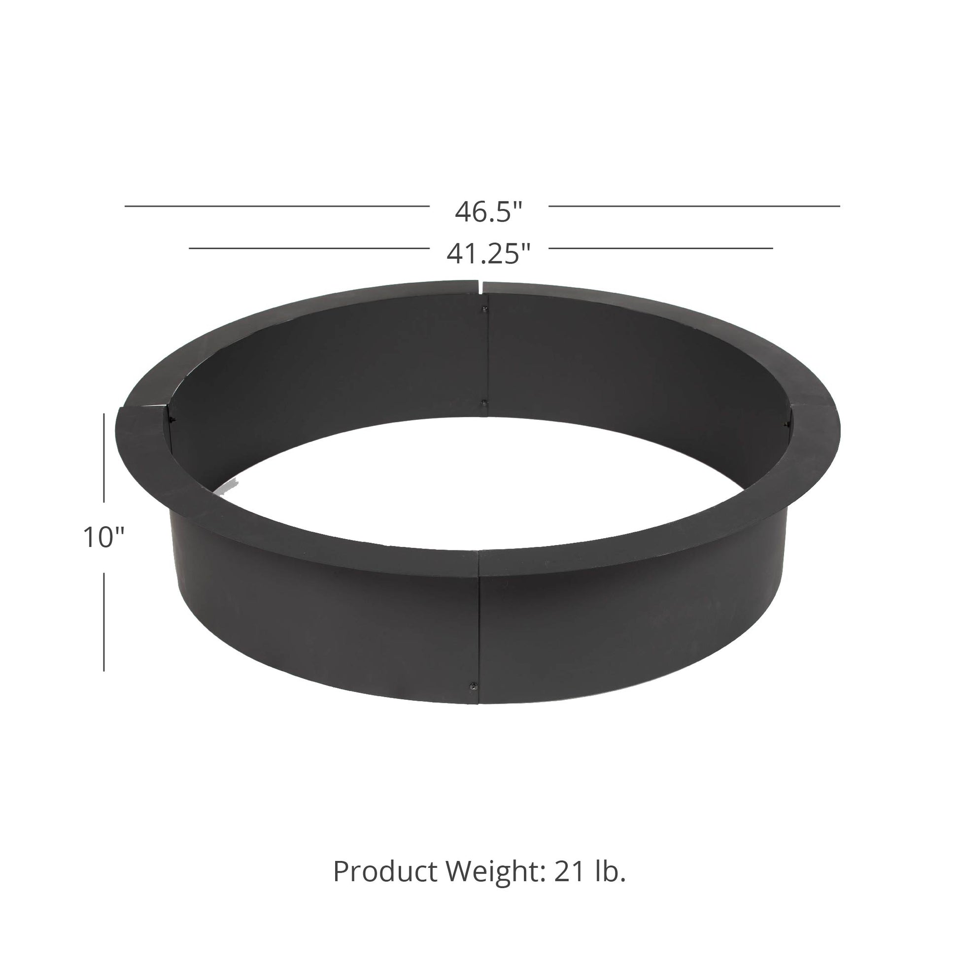 Steel Fire Pit Liner | 46"