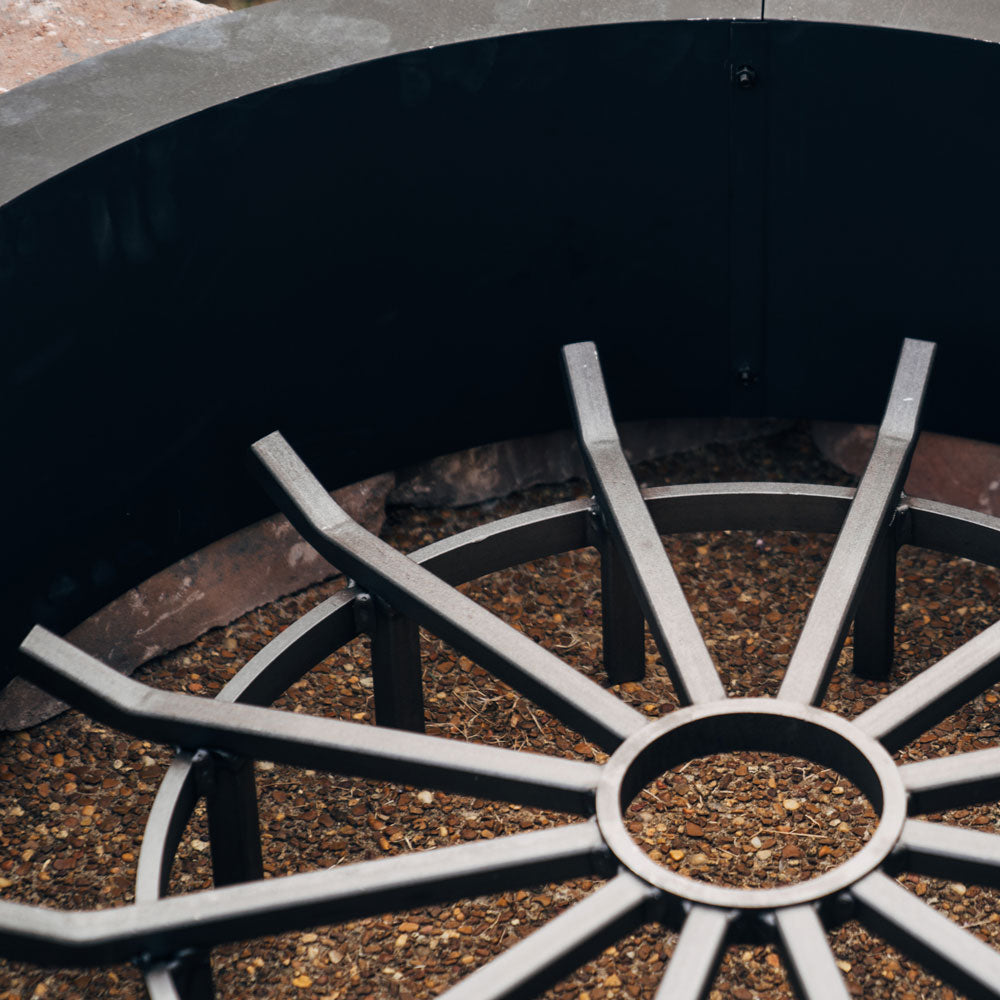 Wagon Wheel Fire Grates | 36"
