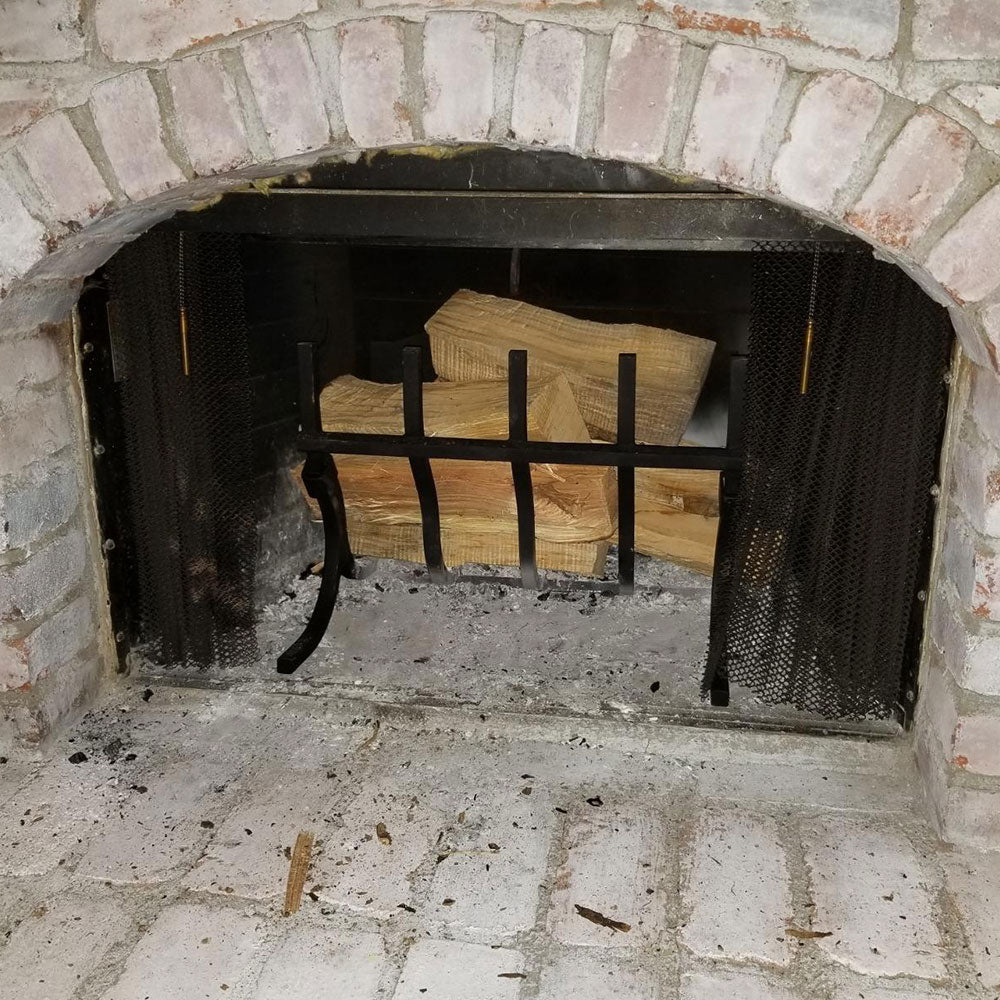 High-Efficiency Log Grate with Reflective Fireback | 21"