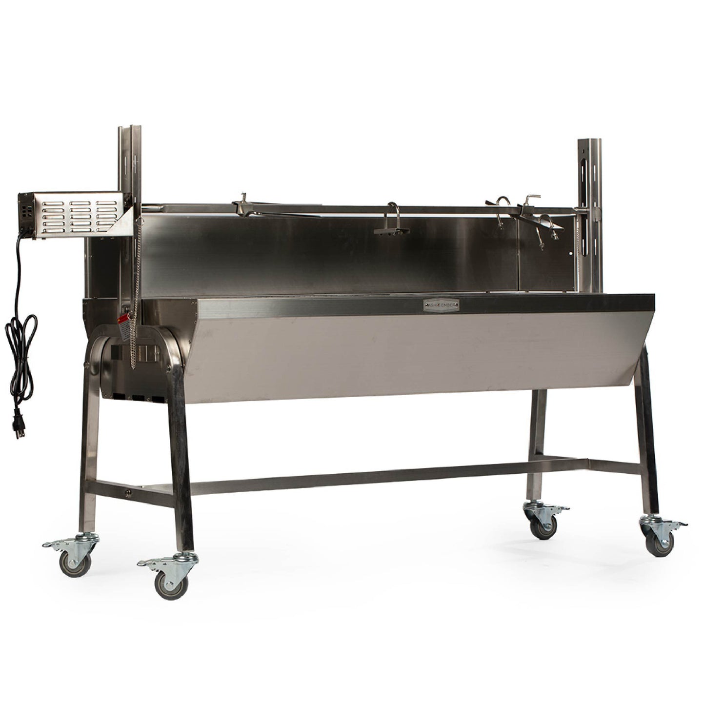 Stainless Steel Rotisserie Grill | 25 Watt - Holds 125 LB / With Windscreen - view 13