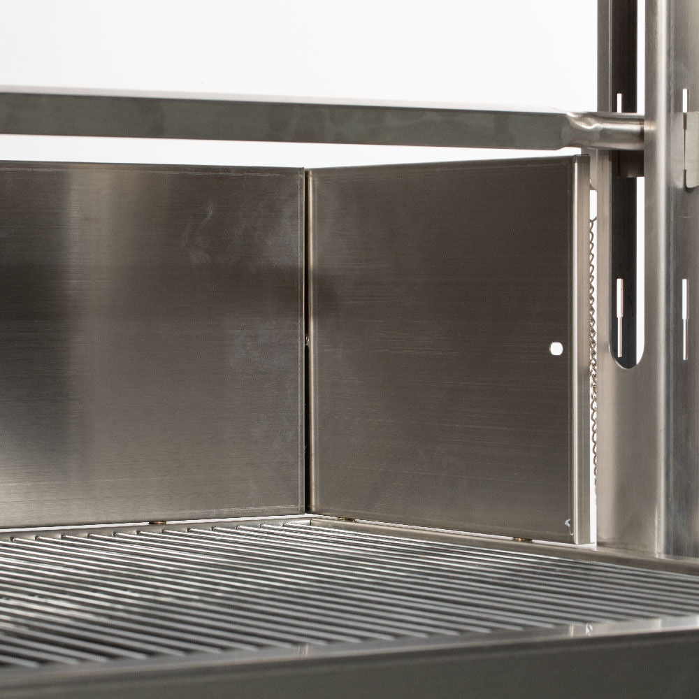 Stainless Steel Rotisserie Grill | 25 Watt - Holds 125 LB / With Windscreen - view 15