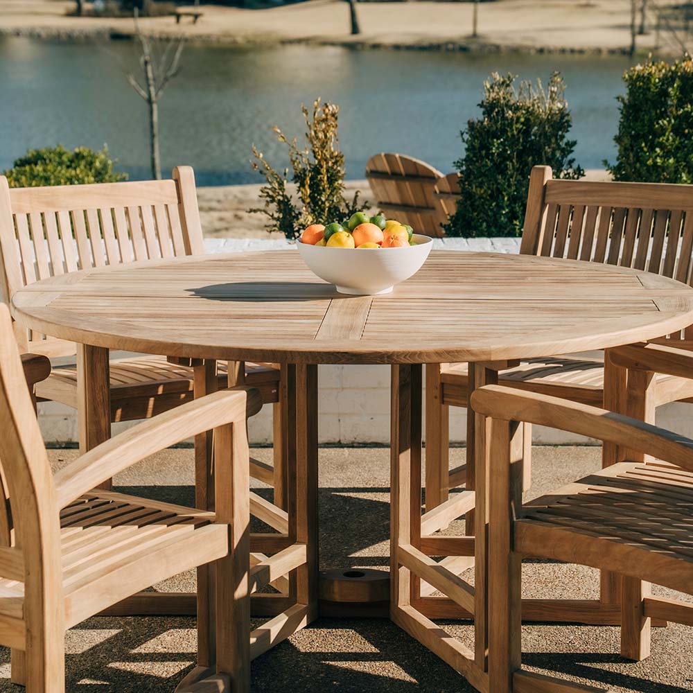 Luna Grade A Teak Folding Table | 59"