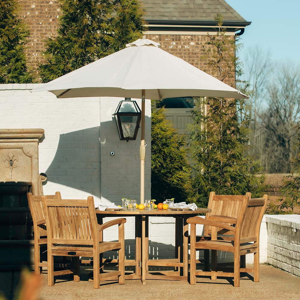 Luna Grade A Teak Folding Table | 59" - view 25