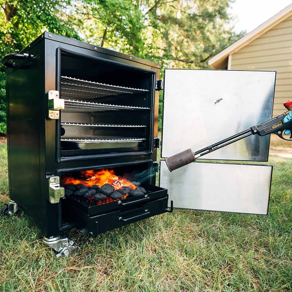 Reverse Flow Vertical Smoker