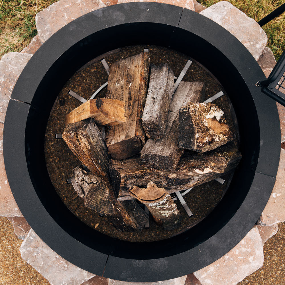 Wagon Wheel Fire Grates | 32"