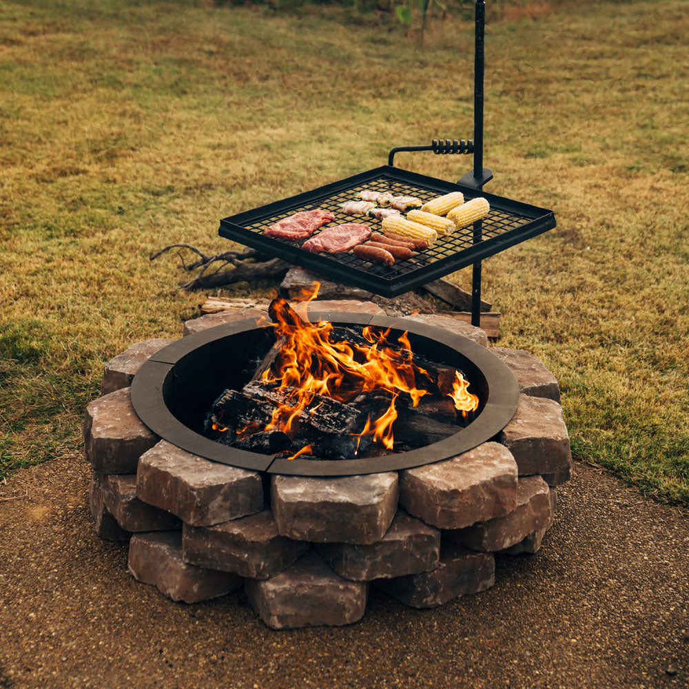Wagon Wheel Fire Grates | 32"