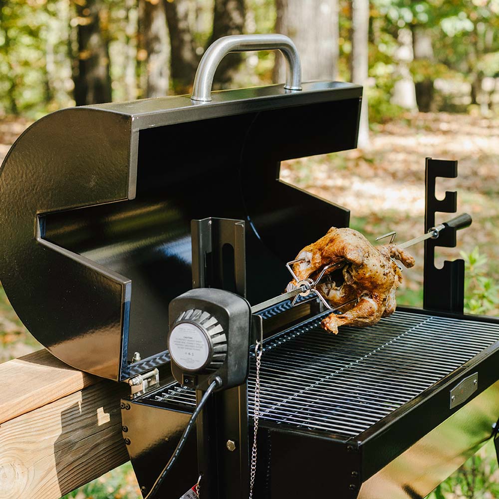 4W Rotisserie Grill with Hood - view 3