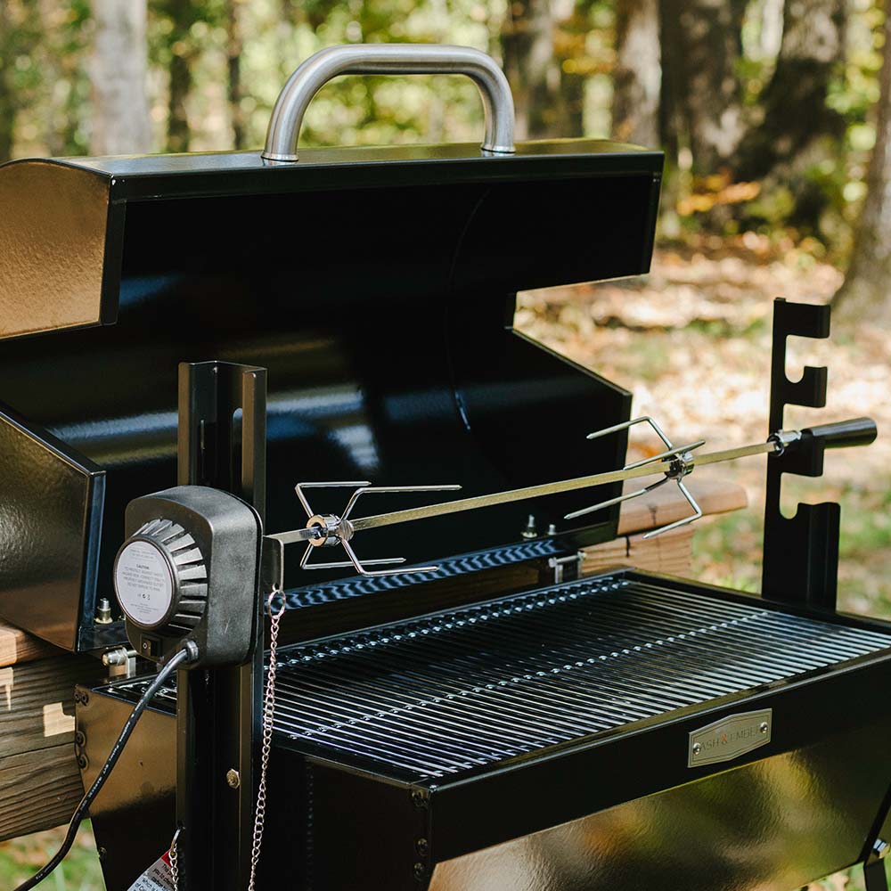 4W Rotisserie Grill with Hood - view 6