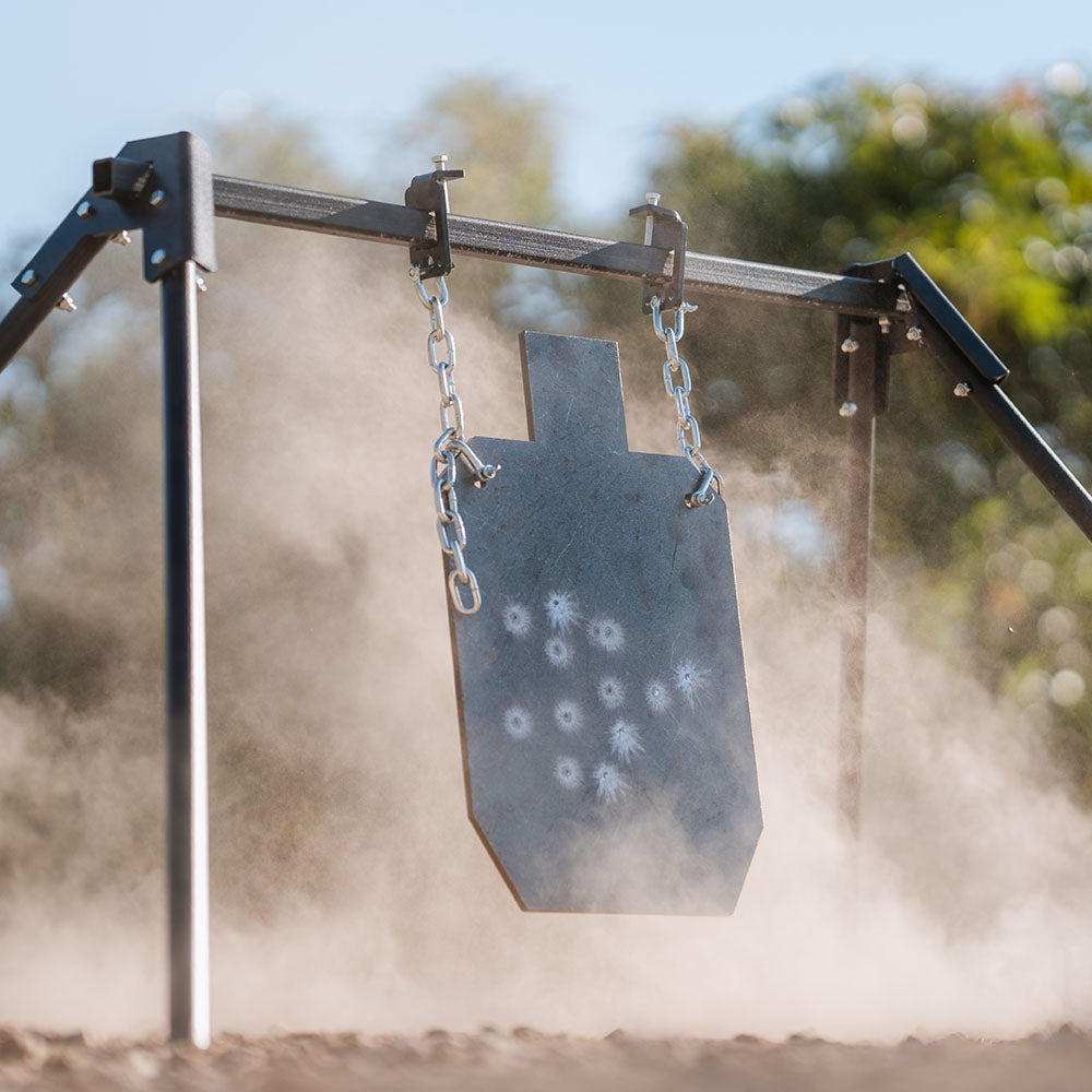 Single Gong Steel Target Stand - view 4