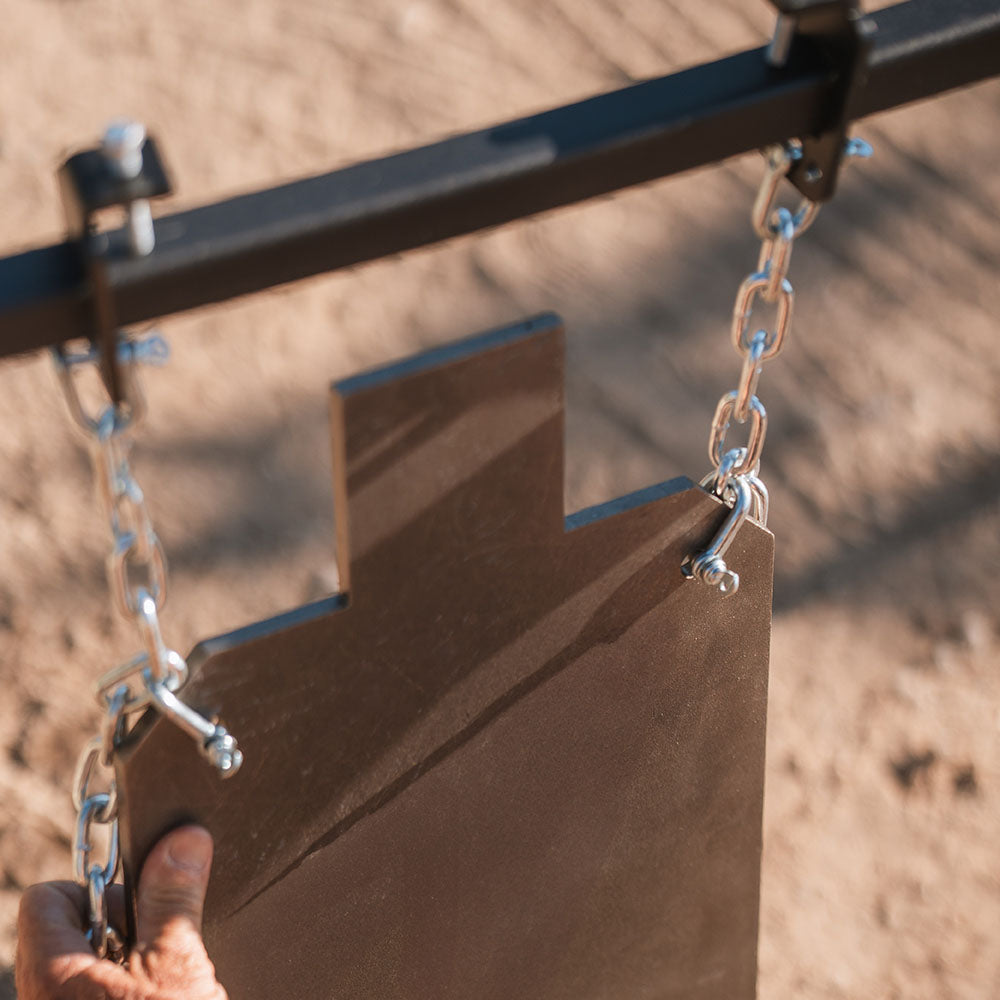 Single Gong Steel Target Stand