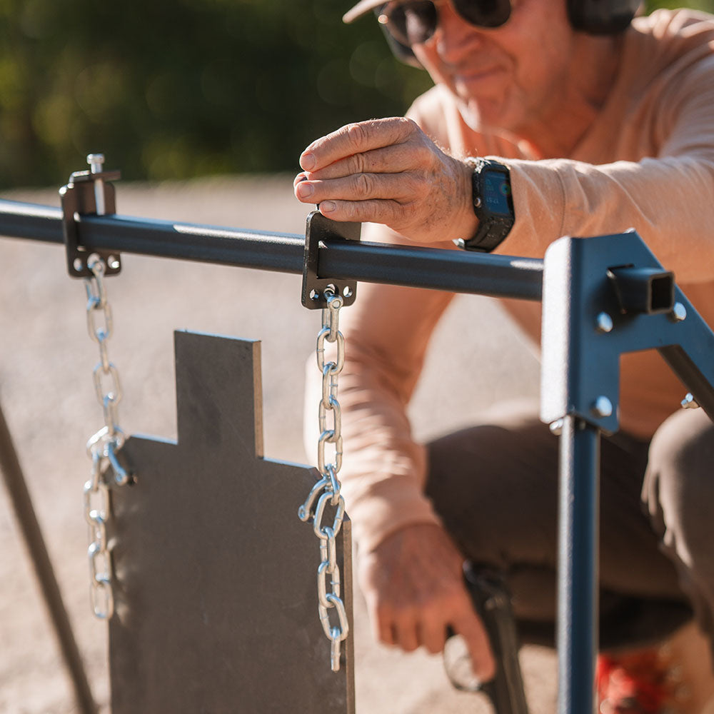 Single Gong Steel Target Stand