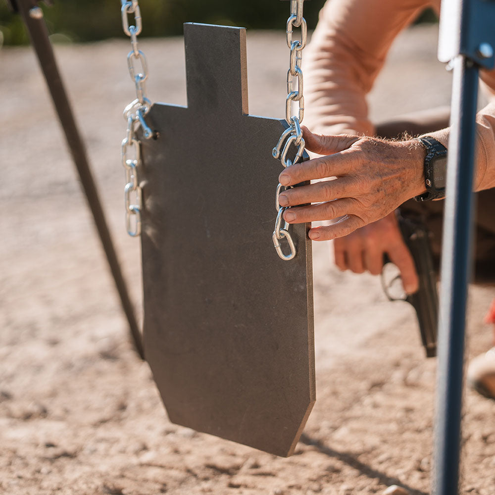 Single Gong Steel Target Stand
