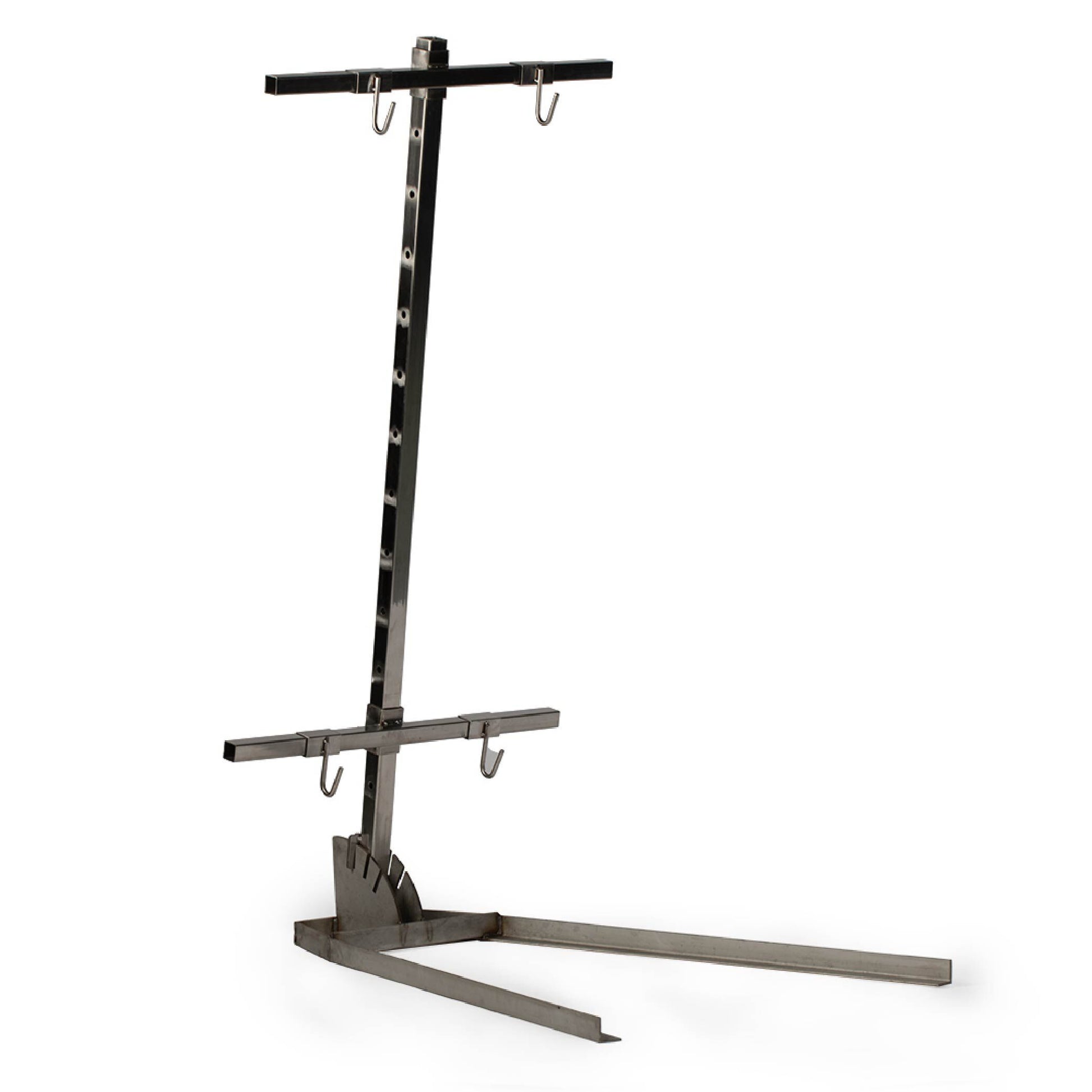 Stainless Steel Asado Cross with Adjustable Base
