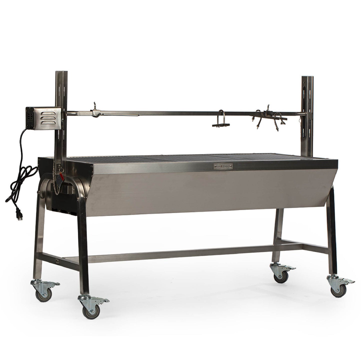 Stainless Steel Rotisserie Grill | 13 Watt - Holds 85 LB / Without Windscreen - view 24