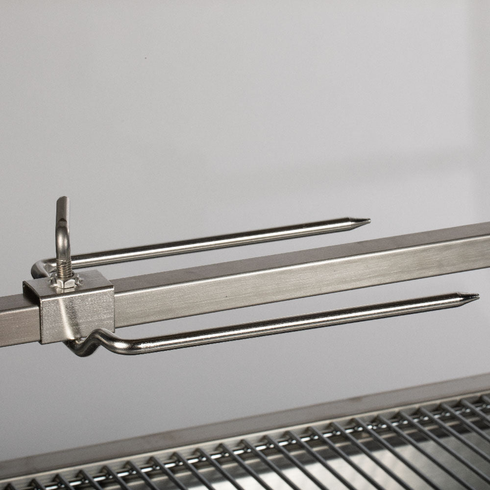 Stainless Steel Rotisserie Grill | 13 Watt - Holds 85 LB / Without Windscreen - view 27