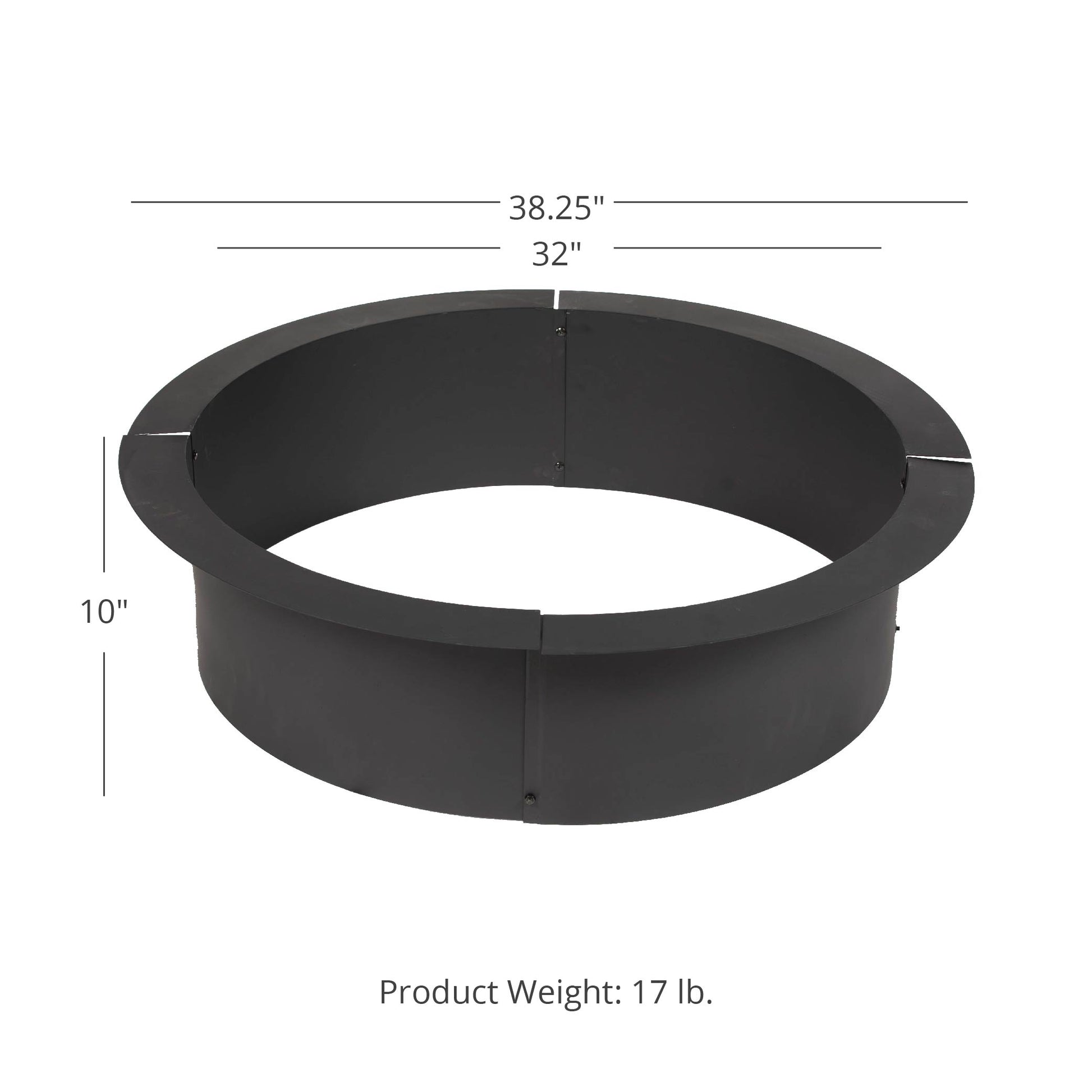 Steel Fire Pit Liner | 38"