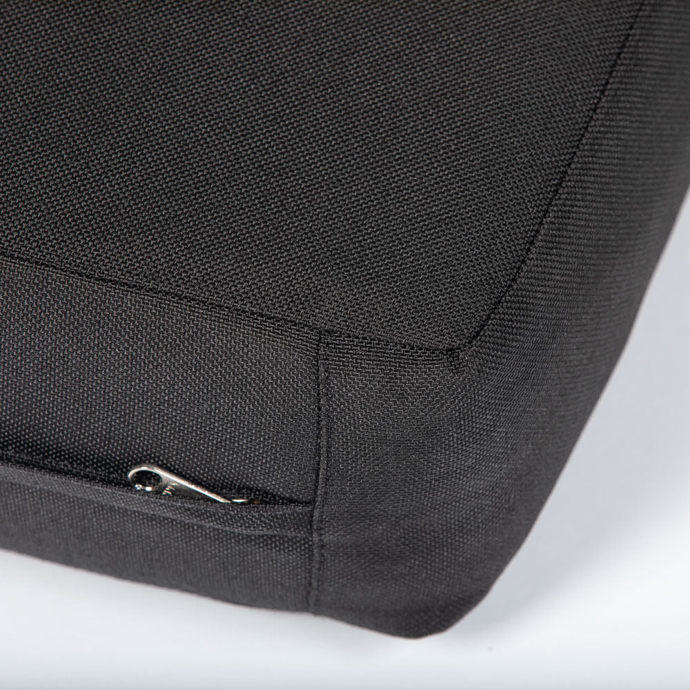 Onyx Grade A Teak Sofa - Choose Cushion Color: Black | Black