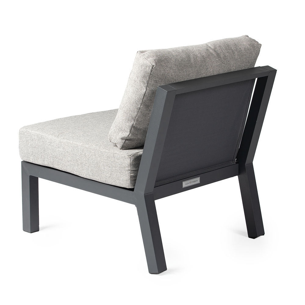 Caspian Armless Chair with Cushions