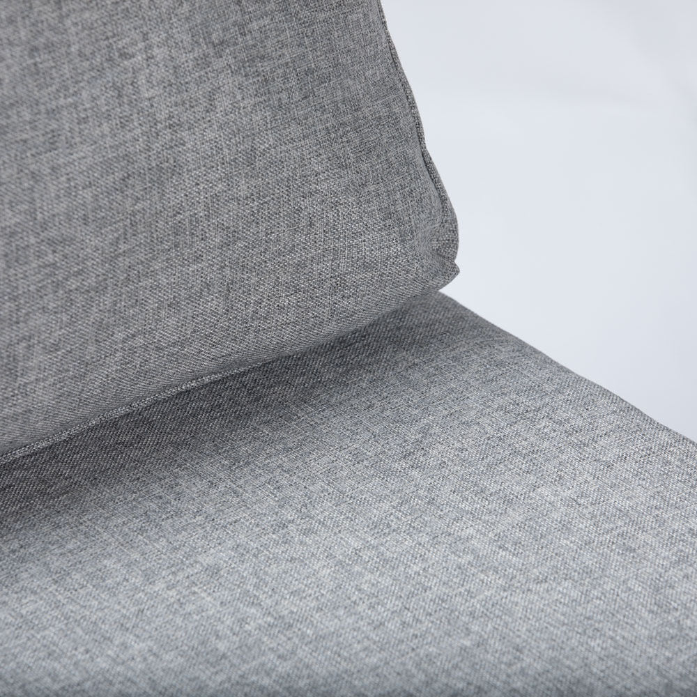 Caspian Armless Chair with Cushions