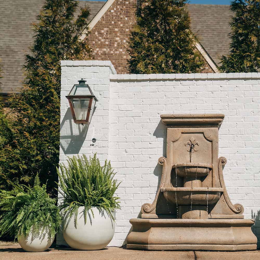 Onyx Sphere Planters | Satin Ivory / 16" Diameter
