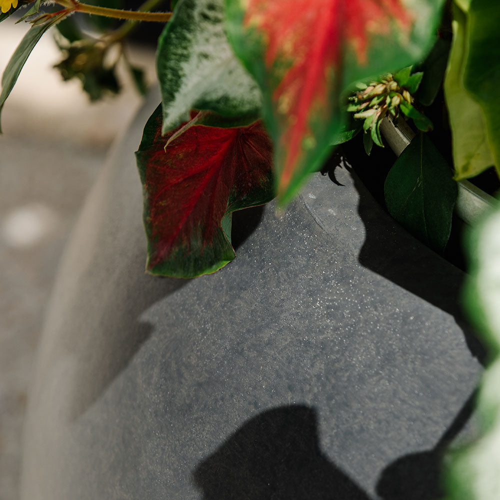 Onyx Sphere Planters | Charcoal / 24" Diameter - view 28