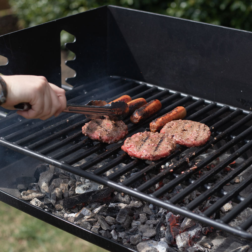 384 Sq. In. Jumbo Park-Style Grill | Grill + Base Anchor