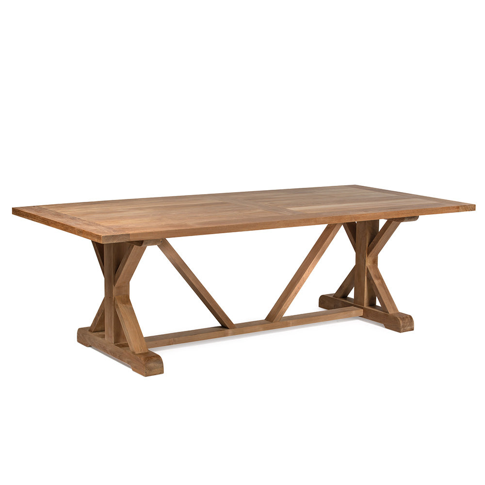 Savannah Grade A Teak Farmhouse Table - view 1