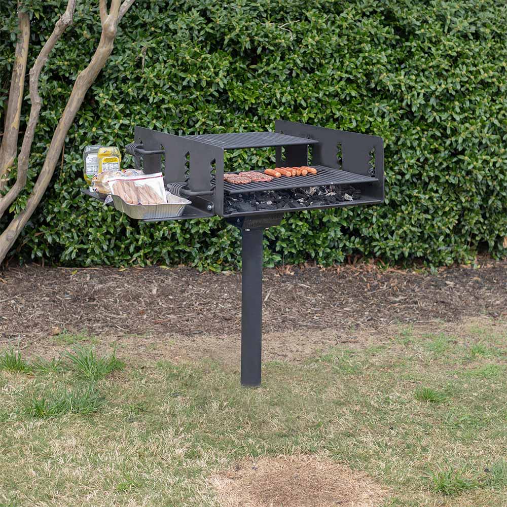 942 Square Inch Park Style Charcoal Grill - view 2