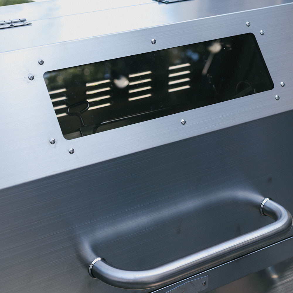 25 Watt Stainless Steel Rotisserie Grill with Hood - view 10