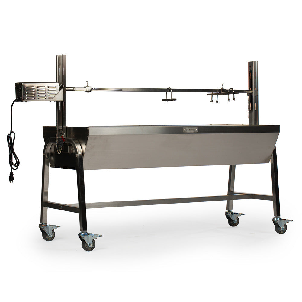 Stainless Steel Rotisserie Grill | 25 Watt - Holds 125 LB / Without Windscreen - view 34
