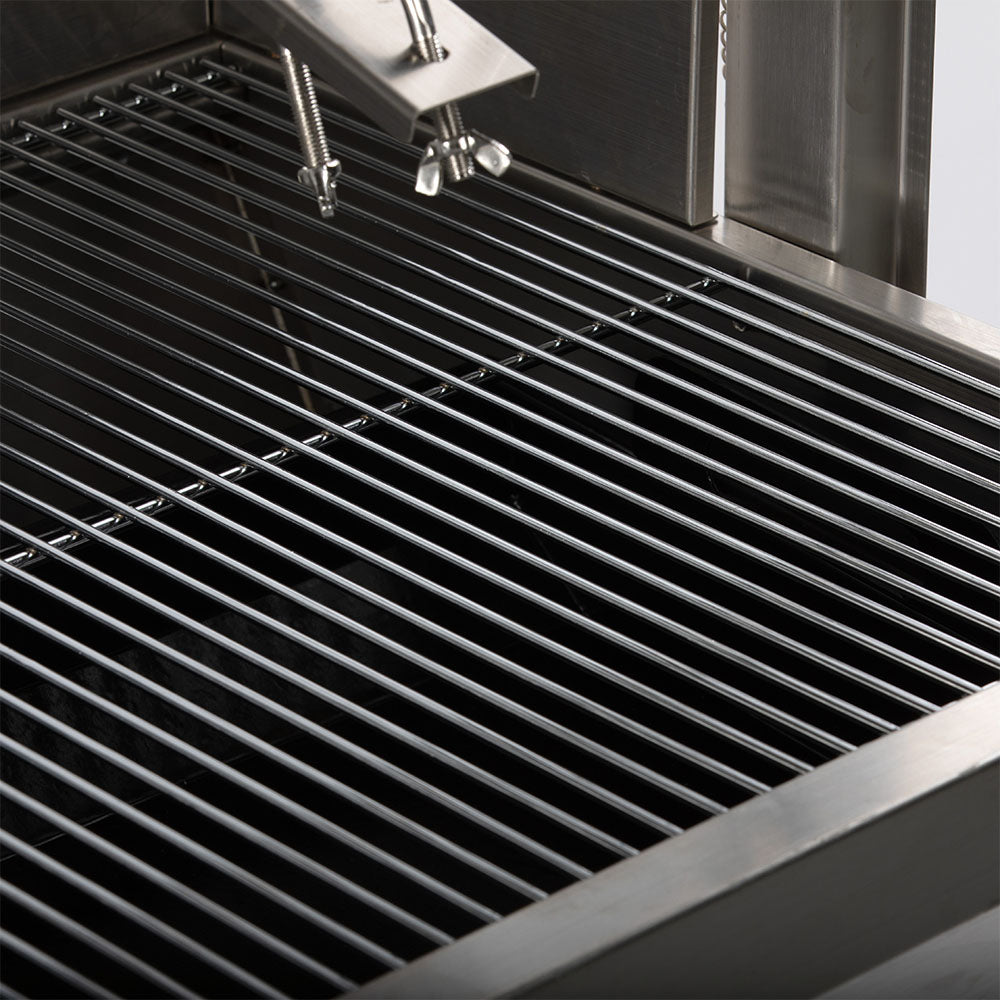 Stainless Steel Rotisserie Grill | 13 Watt - Holds 85 LB / With Windscreen