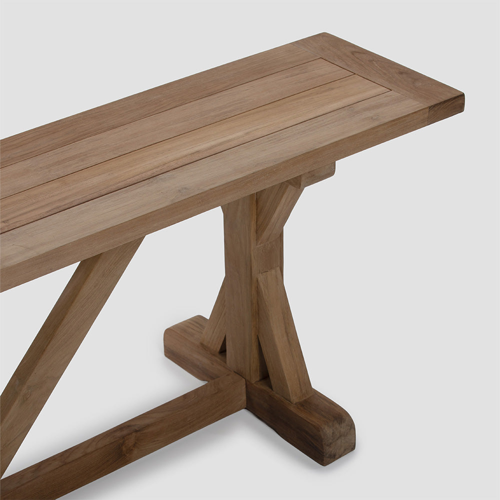 Savannah Grade A Teak Farmhouse Bench