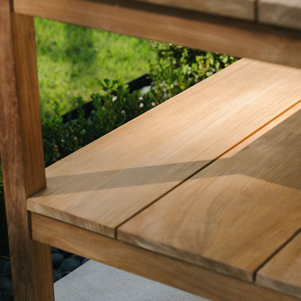 Grade A Teak Ceramic Grill Table for Kamado Grills | Grade A Teak - view 8