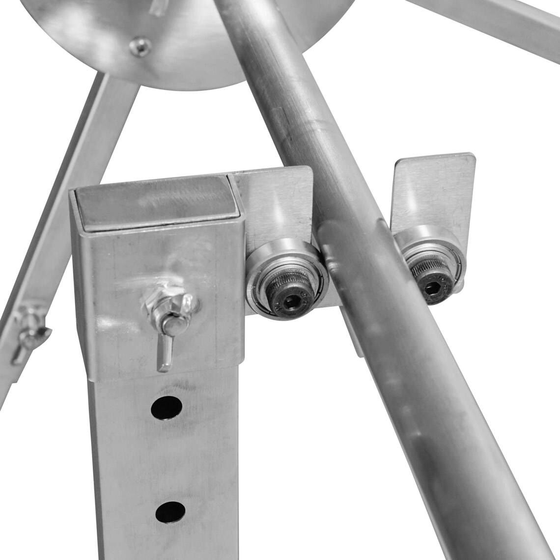 Scratch and Dent - Water Wheel Rotisserie Handle Water Powered BBQ Spit - FINAL SALE - view 2