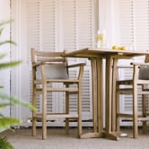Acadia Grade A Teak 35" Square Bar Table