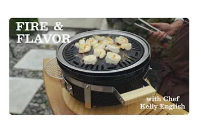 Turn Up the Heat: Chef Kelly English on the Tabletop Hibachi Grill and Griddle Set