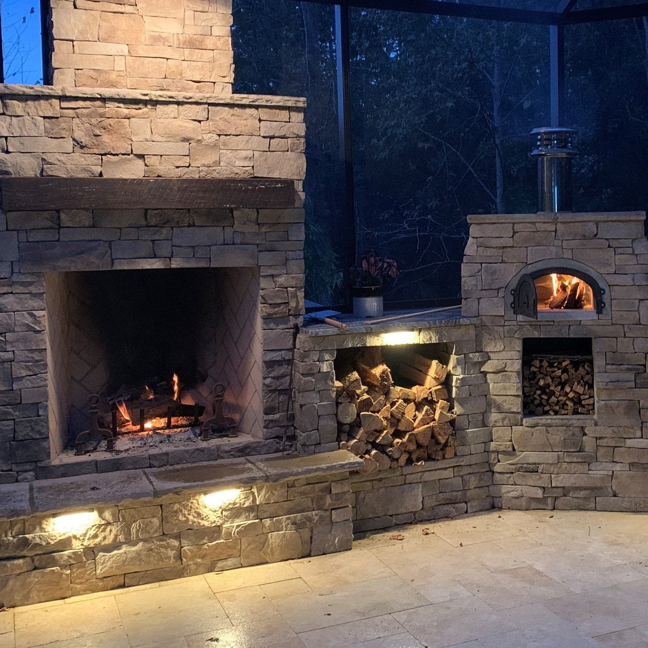 Chicago Brick Oven - 750 DIY Kit - 38" x 28" Wood Fired Pizza Oven - view 13