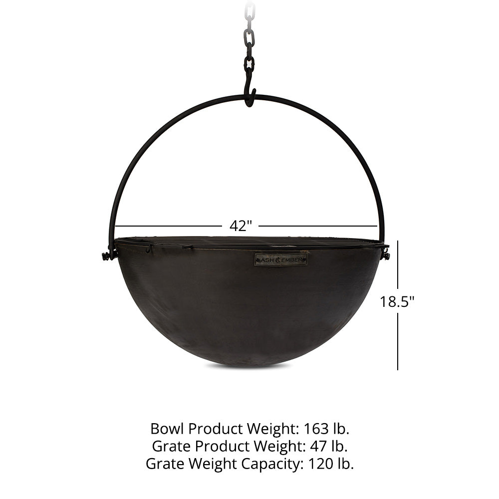 Cauldron Fire Pit Bowls | 42" / Bowl Only